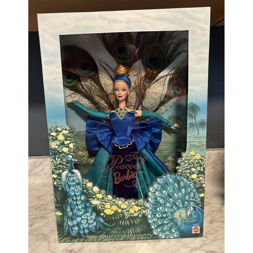 Mattel Barbie Birds of Beauty Peacock Fashion Doll NEW